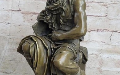 Moses Bronze Sculpture - 13" x 7"