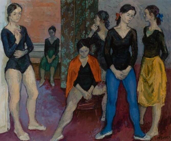 Moses Soyer American, 1899-1974 Dancers at Rest