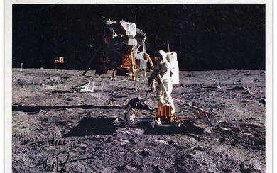 Neil Armstrong Signed Moon Walk 8x10 Photograph