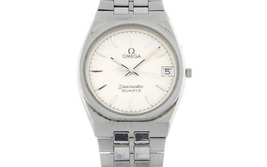 OMEGA - a stainless steel Seamaster bracelet watch, 33mm.
