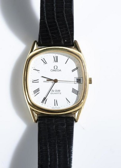Omega De Ville gold filled Quartz wristwatch.
