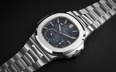 PATEK PHILIPPE, REF. 5712/1A-001, A STEEL AUTOMATIC WRISTWATCH WITH DATE, MOON-PHASE, AND POWER RESERVE