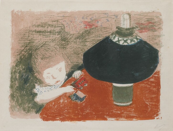 Pierre Bonnard, L'ENFANT À LA LAMPE (B. 43)