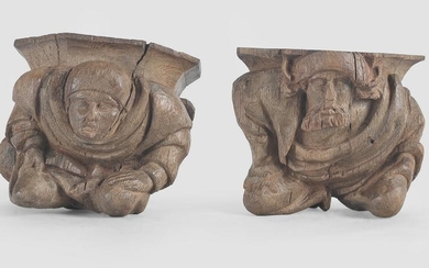 Pair of Wall Consoley, ca. 1500