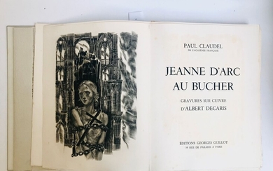 Paul CLAUDEL "Jeanne d'arc au Bucher" Gravures... - Lot 42 - Millon