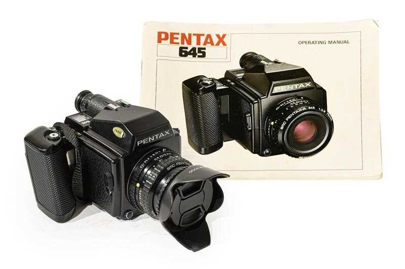 Pentax 645 Camera no.1007181 with SMC Pentax-A f2.8 75mm...