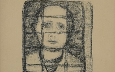 Giuseppe Viviani © (Agnano di Pisa, 1898 - Pisa, 1965), Plate VIII (from the Black Romance Folder), 1946