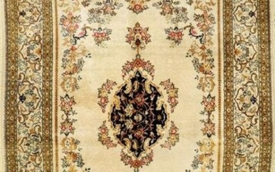 Qum silk, Persia, approx. 50 years, pure natural