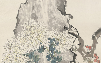 REN XUN (1835-1893) Flowers and Birds