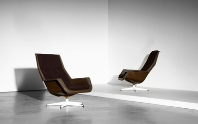 ROBIN DAY Pair of armchairs, Hille production.