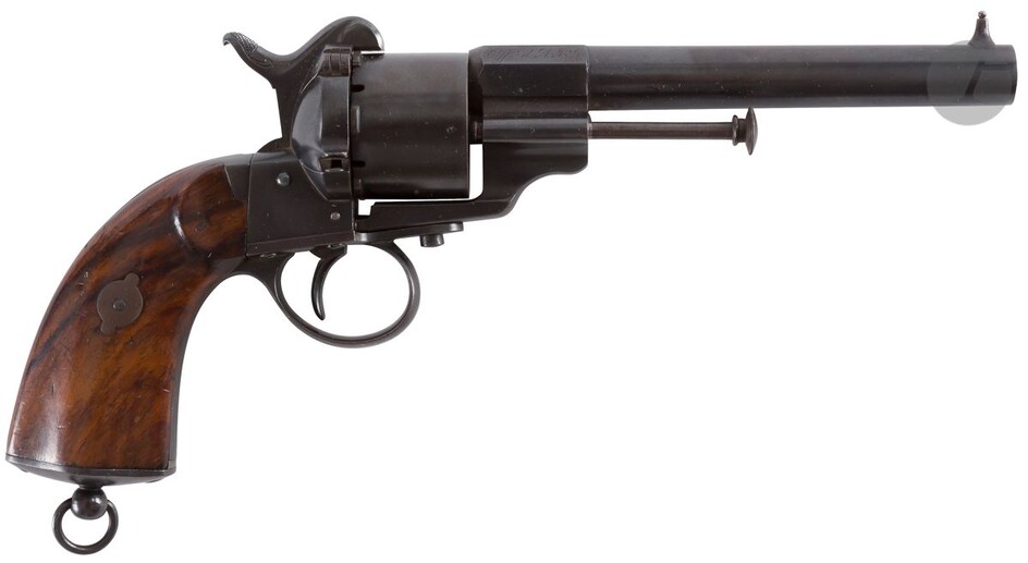Revolver à broche Lefaucheux modèle 1858,... - Lot 42 - Ader