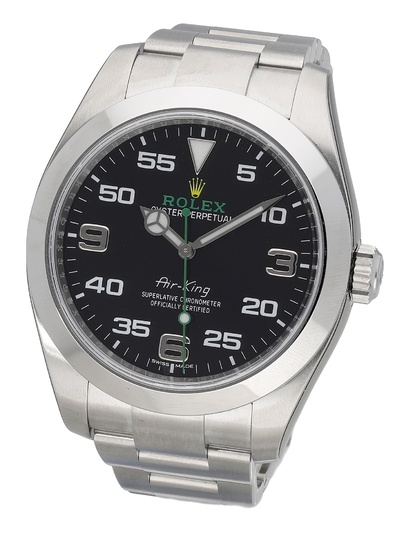Rolex. A stainless steel automatic wristwatch with bracelet, Ref. 116900, Air-King, circa...
