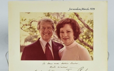 Rosalynn/Jimmy Carter Signed Photo to Sam Lewis