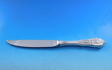Rose Point by Wallace Sterling Silver Steak Knife Not Serrated Custom 8"