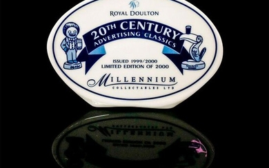 Royal Doulton Display Plaque, 20th Century Advertising