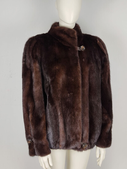 SAGA MINK Short jacket in mink fur
