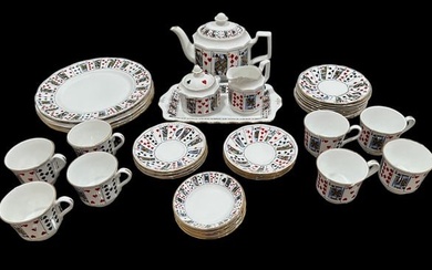 STAFFORDSHIRE Queens China Cut For Coffee Dinnerware