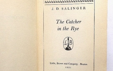 Salinger, The Catcher in the Rye 1stEd. Sept 1951 Pr.