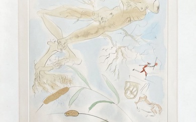 Salvador Dalí - Le Chêne et le Roseau, 1974