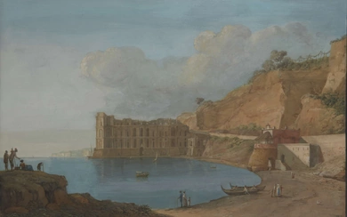 Saverio della Gatta, Italian 1777-1829- View of the Bay of...