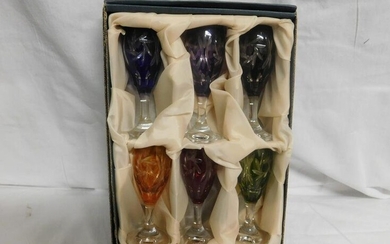 Set of 6 Cut to Clear Cordials