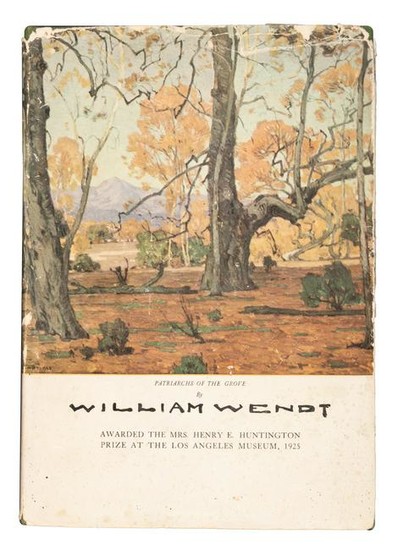 Signed by William Wendt, w/ jacket