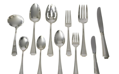 Silverware Cutlery TABLEWARE, 53 pcs, sterling silver, model Fairfax,...