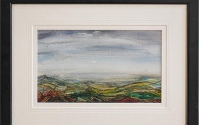 Simon Dawson (Contemporary) Three signed watercolour views and one mixed...