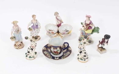 Small collection of 19th century porcelain