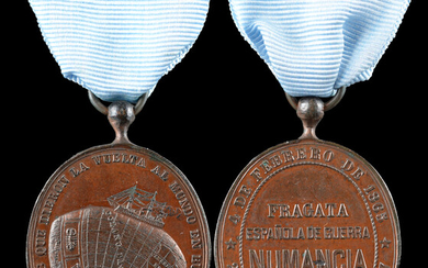 Spain: Medal for the Voyage of the Numancia