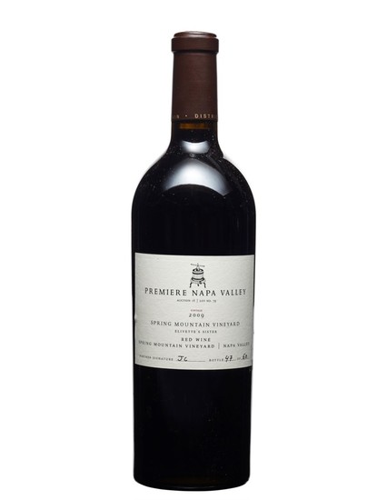 Spring Mountain Vineyards, Elivette's Sister Cabernet Sauvignon 2009, Premiere Napa Valley Premiere Napa Valley offers limited edition, small production (60-240 bottles produced), one-of-a-kind cuvées from top tier California producers. The winemakers...