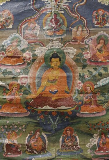 THANGKA DEPICTING BUDDHA AMITHABA