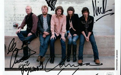 The Pretenders Band Signed Autographed 8x10 Photo Chrissie Hynde JSA