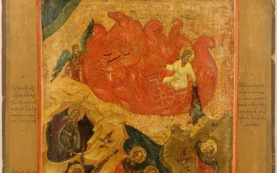 The Prophet Elijah’ Fiery Ascent to Heaven