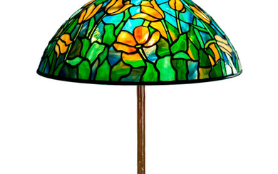 Tiffany Studios, New York, "Tulip" Table Lamp