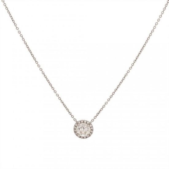 Tiffany & Co., Diamond Pendant Necklace