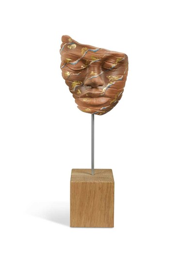 § § Tim Perks (British, 20th/21st century), Serenity, an earthenware mask