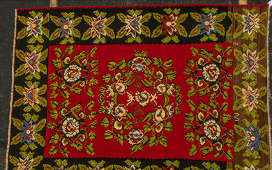 Turkish Caucasian Kilim Wool Rug