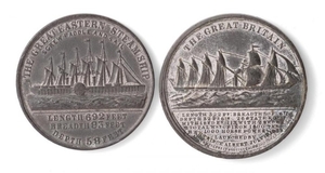 Two Commemorative Medals (i) The Great Britain commemorating the experimental...