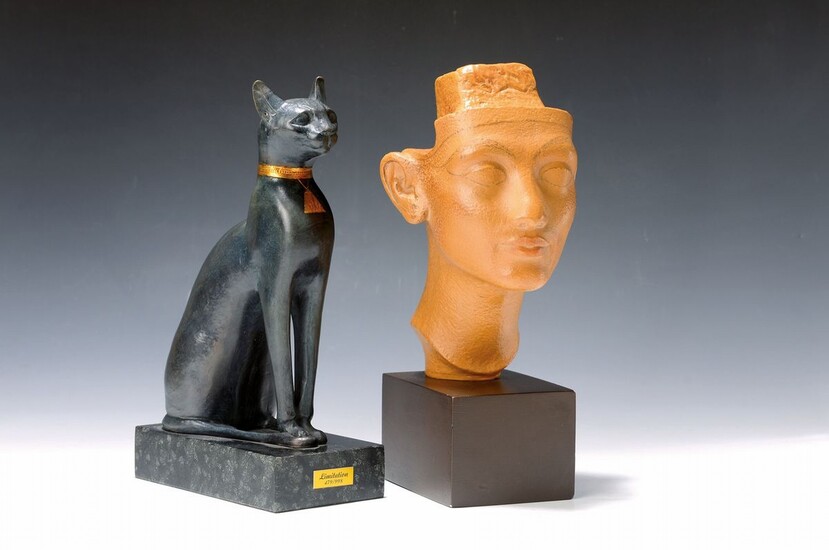 Two Egyptian museum replicas, 2nd half of 20thcentury,...