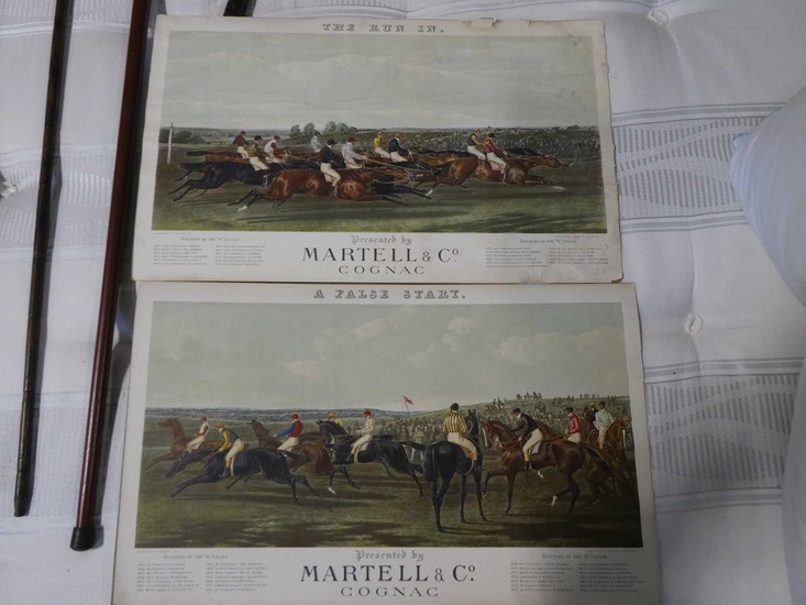 Unframed JF Herring prints by Martell Ampoules & Co Cognac...