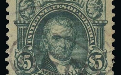 United States: 1902-8 Issues $5.00 dark green