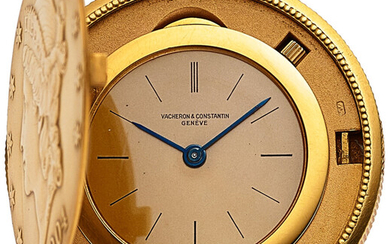 Vacheron & Constantin $20 Gold Coin Watch, circa Case:...