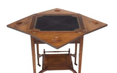 Victorian Georgian Style Napkin Gaming Table