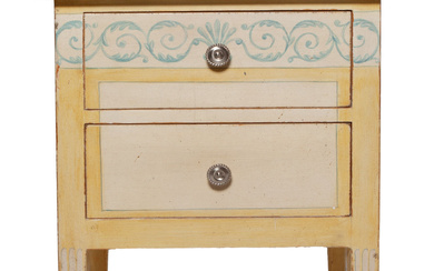 Vintage 19th Century Italian Hand Painted Small Chest of Drawers