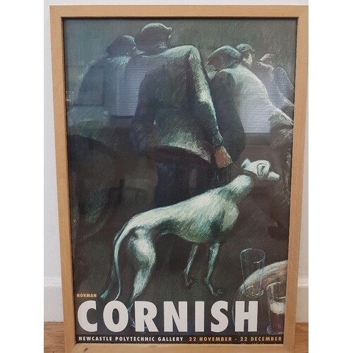 Vintage Norman Cornish Poster advertising Newcastle Polytech...