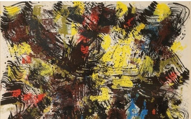 *WILLIAM GEAR (1915-1997) 'Untitled, 1959' abstract composit...