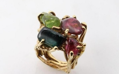 Wesley Emmons 14KY Gold Tourmaline Ring