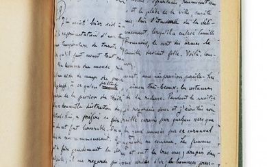 ZOLA (Émile) Manuscrit autographe intitulé « Notes parisiennes ».