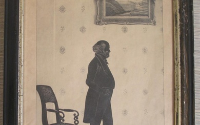 iGavel Auctions: President Martin Van Buren. Silhouette Lithograph by Kellogg from Life by Wm. H Brown FR3SH